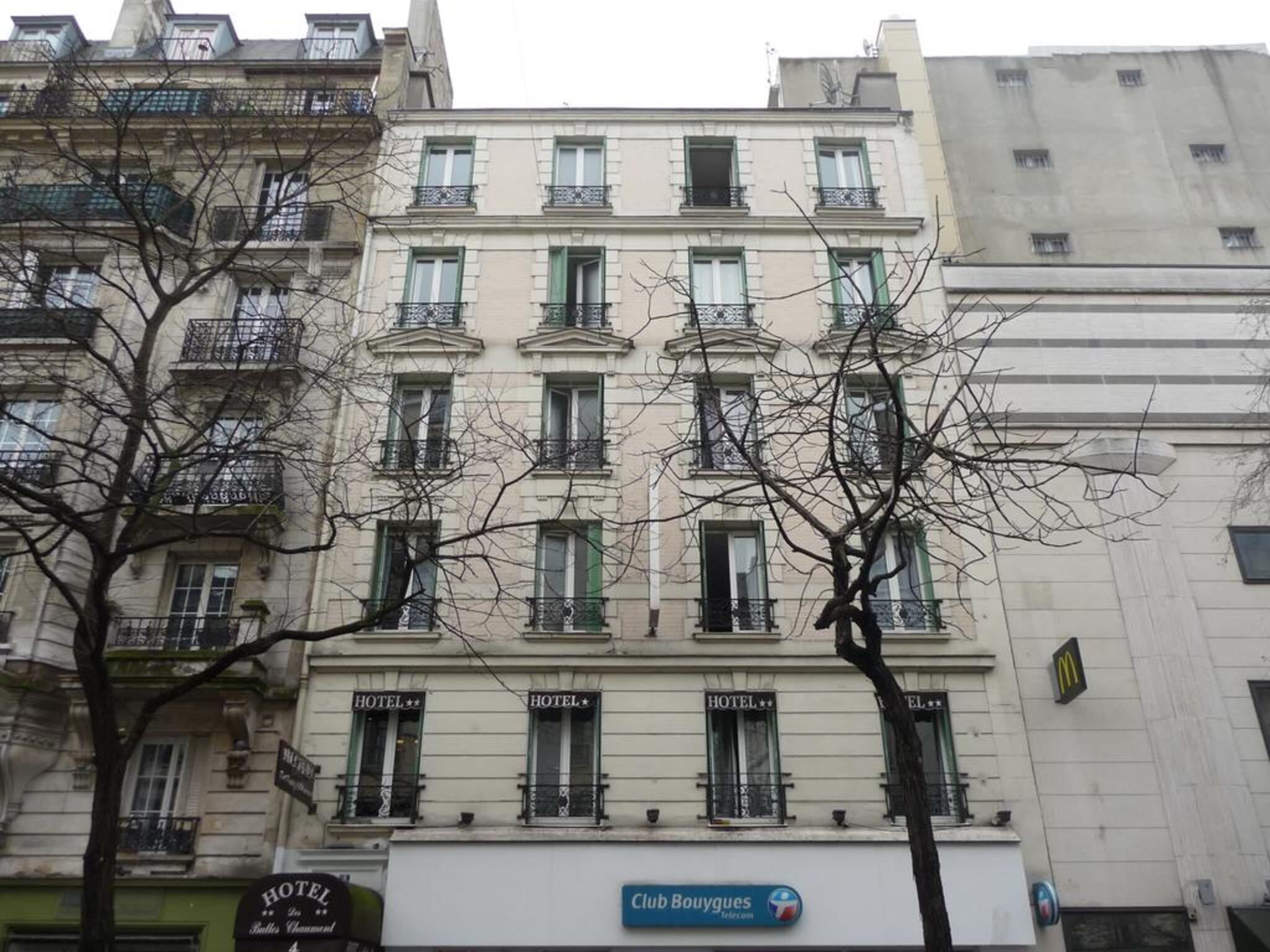 Hotel Des Buttes Chaumont Párizs Kültér fotó