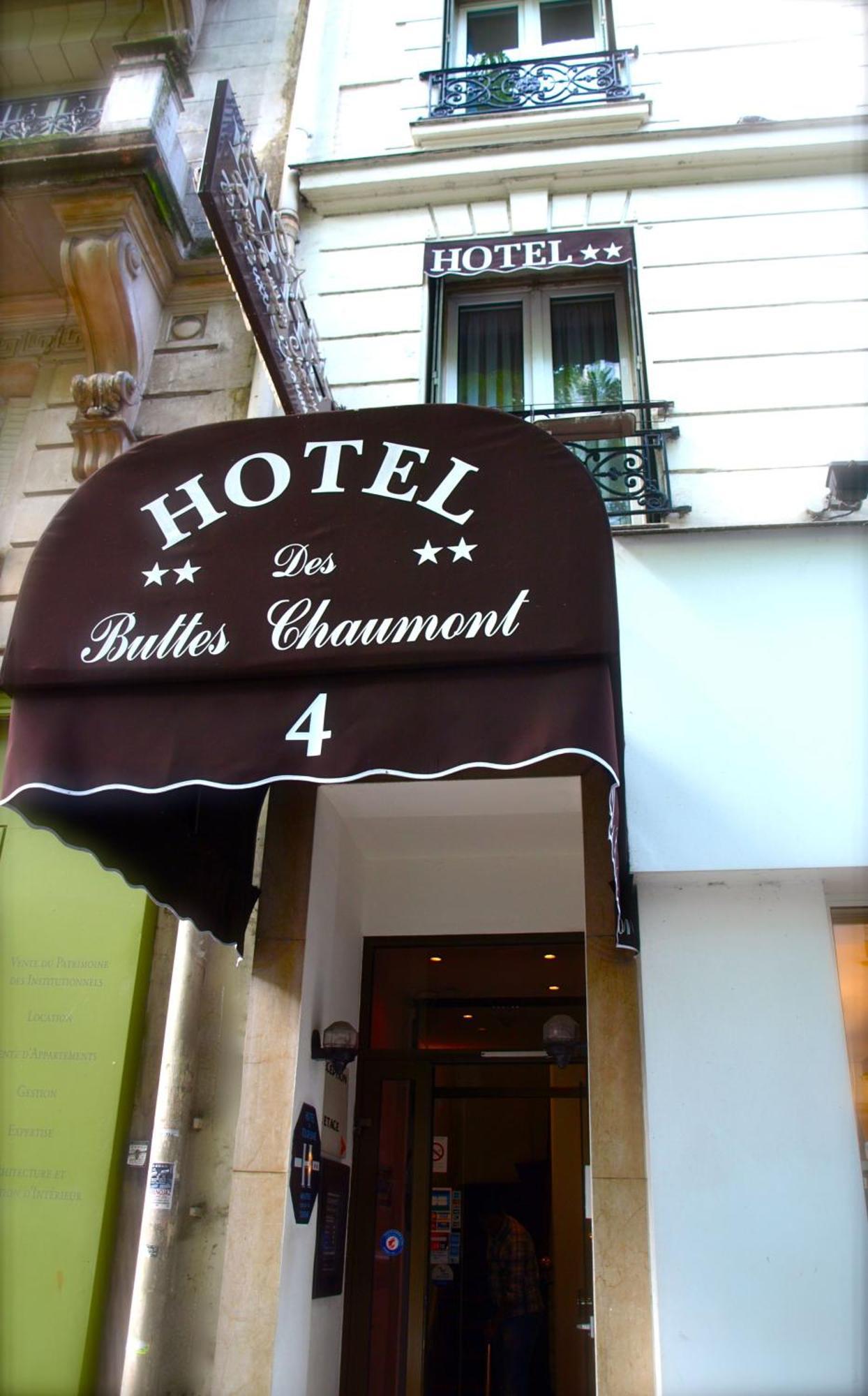Hotel Des Buttes Chaumont Párizs Kültér fotó