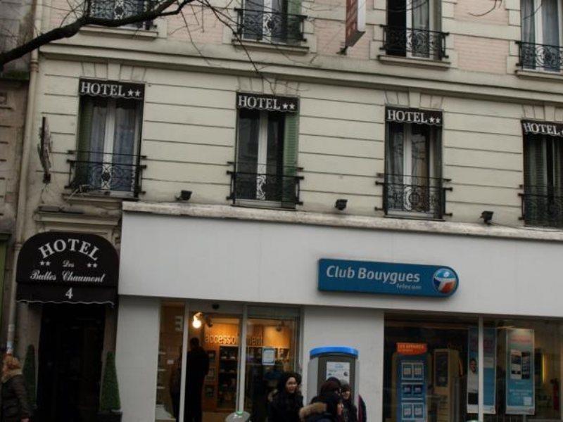 Hotel Des Buttes Chaumont Párizs Kültér fotó