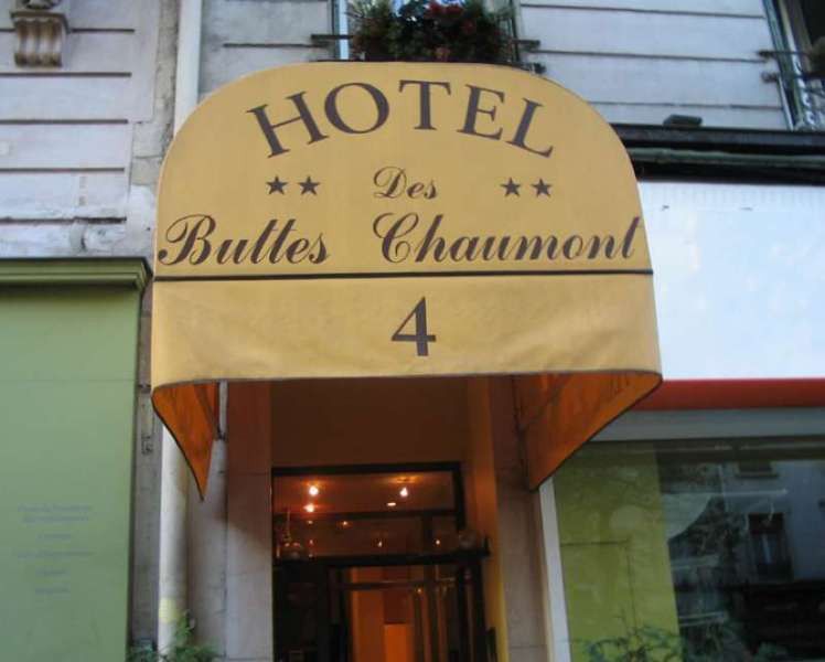 Hotel Des Buttes Chaumont Párizs Kültér fotó