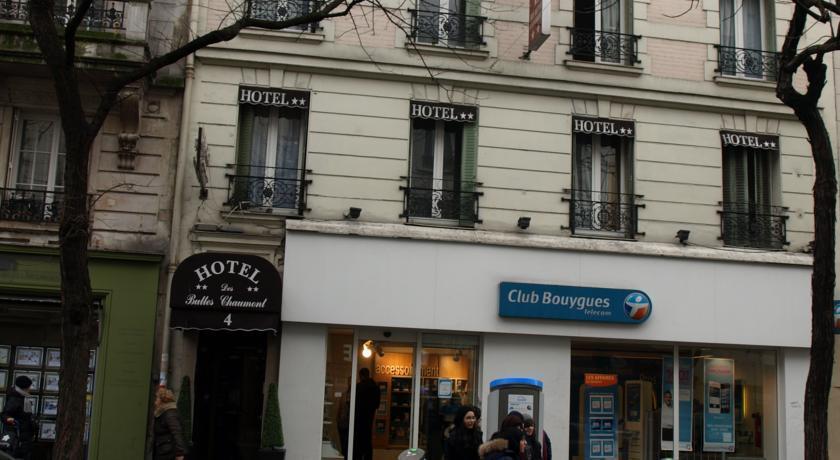 Hotel Des Buttes Chaumont Párizs Kültér fotó