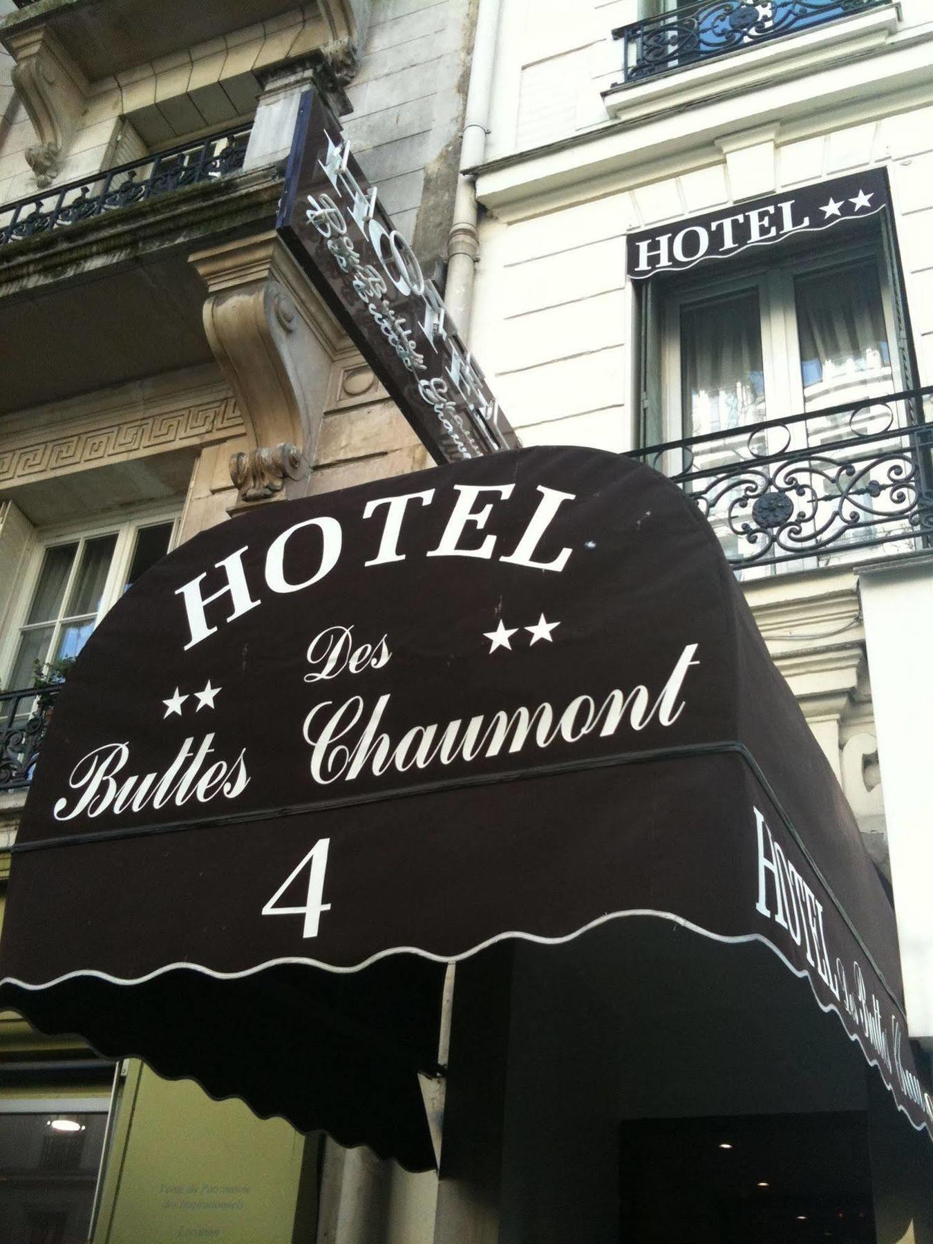 Hotel Des Buttes Chaumont Párizs Kültér fotó
