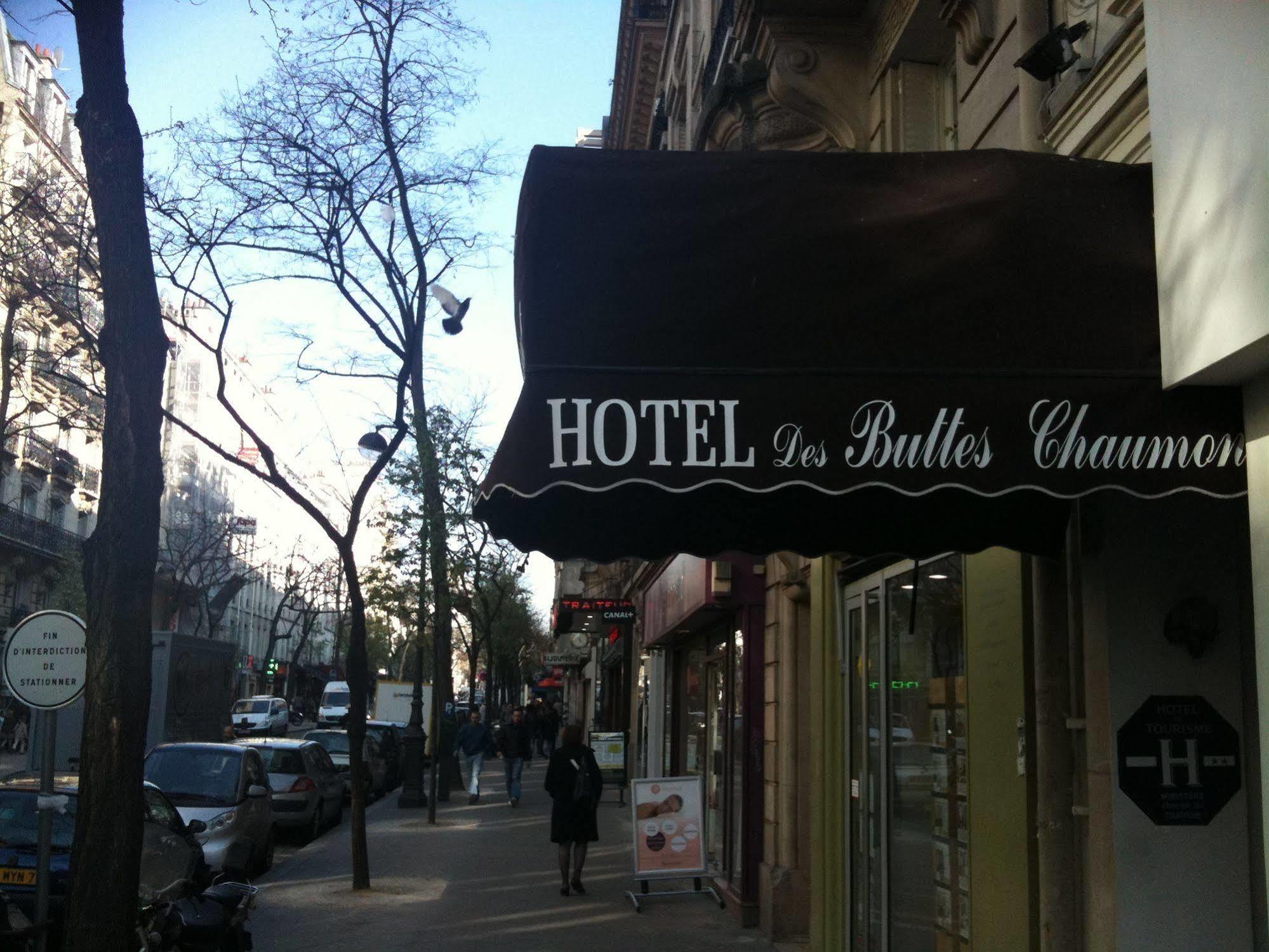 Hotel Des Buttes Chaumont Párizs Kültér fotó